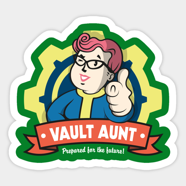 Vault Aunt v2 Sticker by Olipop